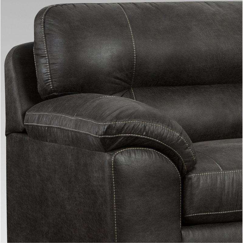 Chaise contemporaine en bois de frêne - et siège confortable avec accoudoirs coussinés en tissu, couleur mousse haute confort