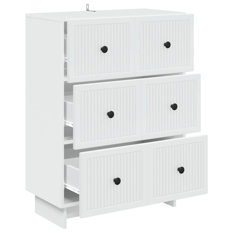 Engineered Wood Rectangle Accent Chest, 90cm H x 66cm W x 34.5cm D