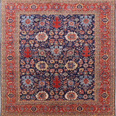 Tapis rouge / mauve