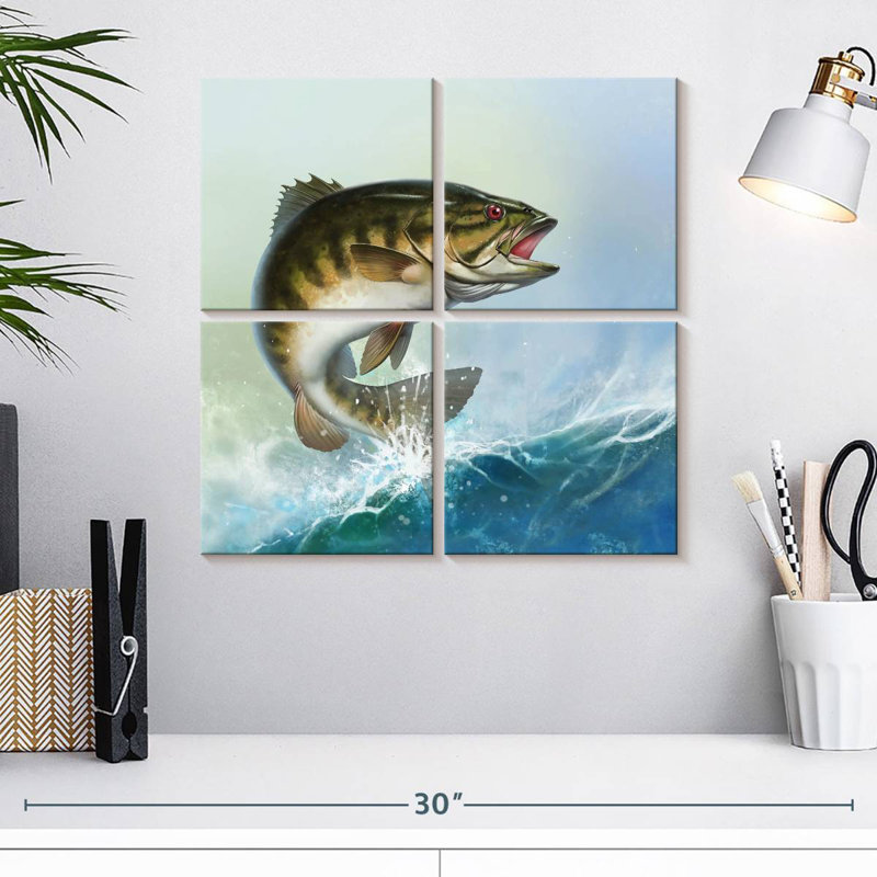 Brampt Bass, H 18 po x l 18 po
