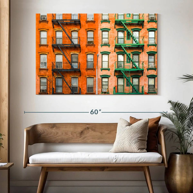 Lilie NYC Fire Escapes, H 34 po x l 51 po