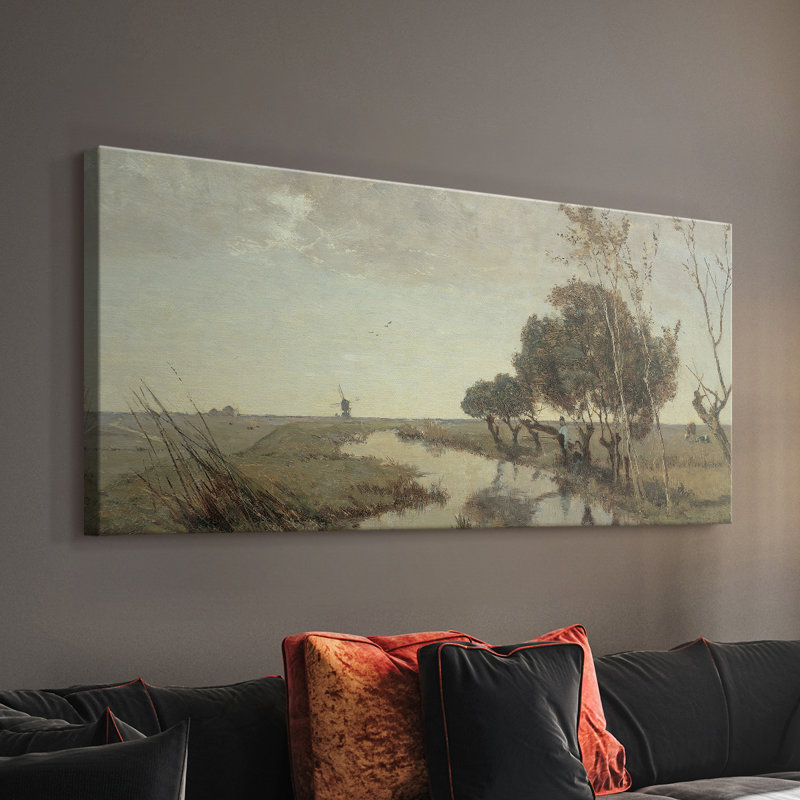 Série paysage - MGLVI - Toile tendue avec châssis - Prêt à accrocher, H 16 po x l 32 po