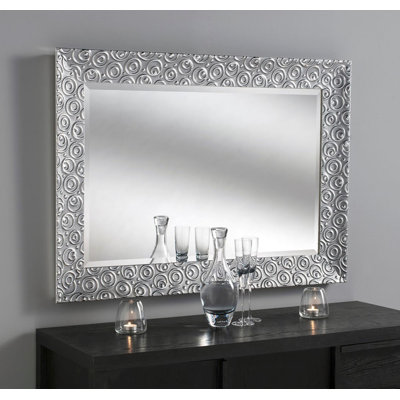 Wood Flat Wall Mirror