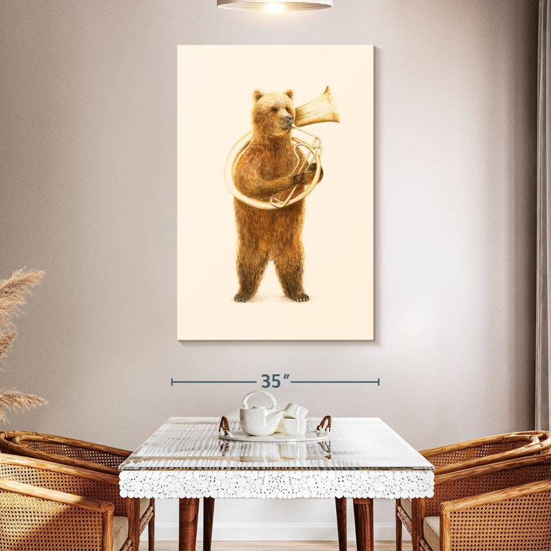 Ketti l'ours et son hélice, H 51 po x l 34 po