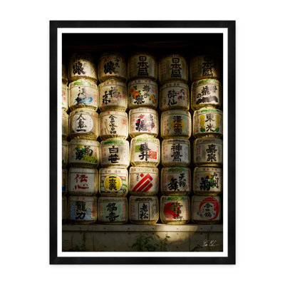 Sake Barrels Print by Tim Klein