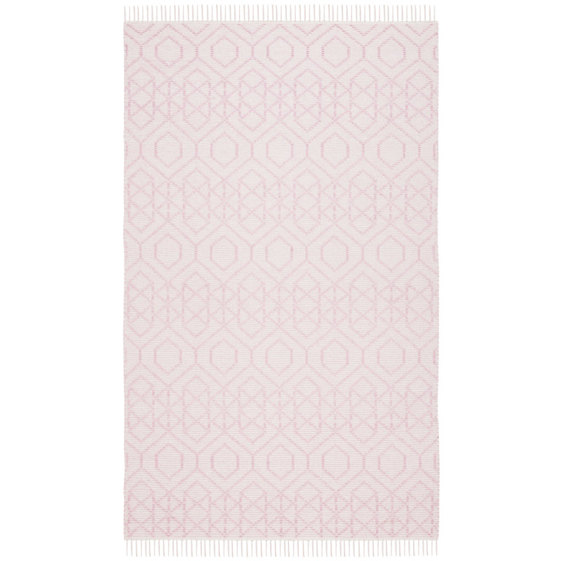 Montauk Hand Loomed Cotton Geometric Rug, Rectangle 8' x 10'
