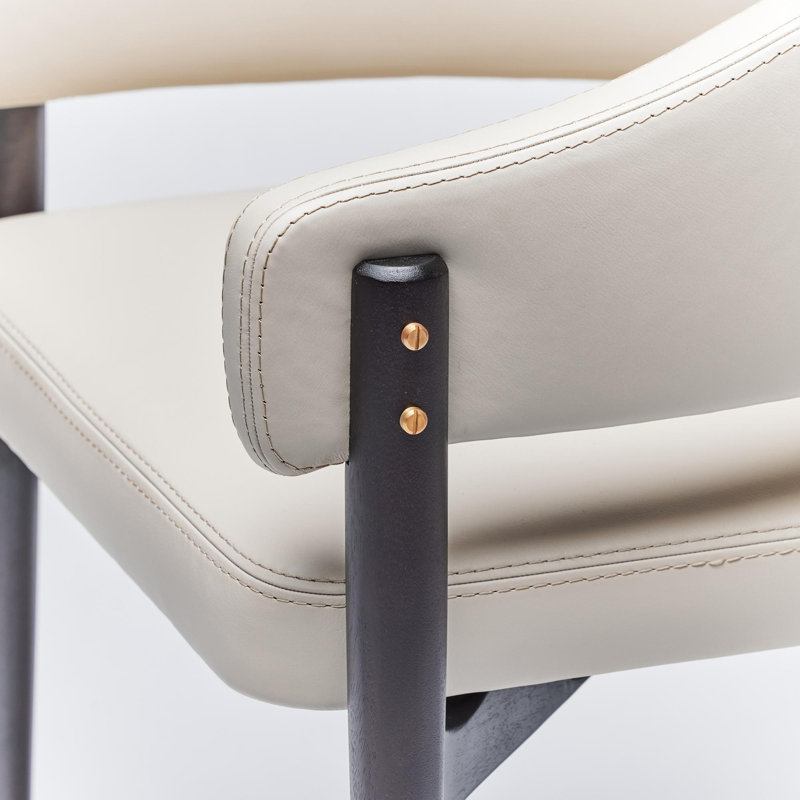 Cheshire Leather Arm Chair, Coffee