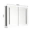 40 X 30 Inch LED Lighted Bathroom Medicine Cabinet With Mirror, Sockets, Dimmable, Anti-Fog