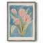 Tulipe, aquarelle, croquis I, reproduction encadrée - bois massif-80159665
