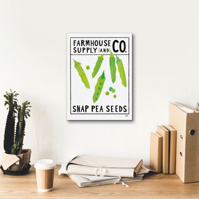 «Kitchen Garden Seed Packet 2» par Melissa Averinos, art mural sur toile