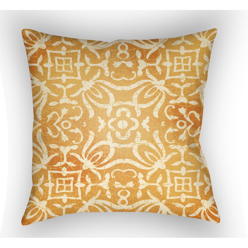 Yindi Outdoor Throw Pillow, Lime, 22" H  x 22" W x 5" D