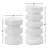 Capri Travertine Candle Holder Set Of 2
