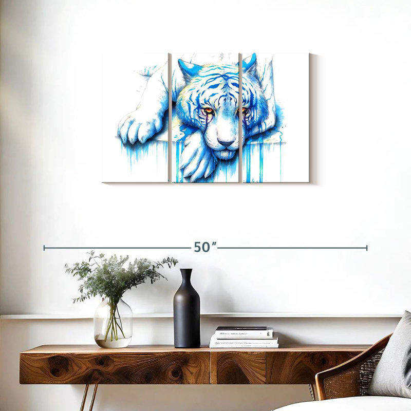 Brampt Blue Tears, 20" H x 33" W