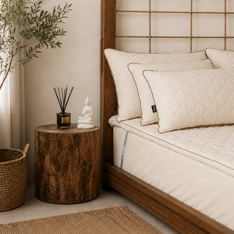 Nira 100% Organic Wool Pillow, King (50 x 90 cm)