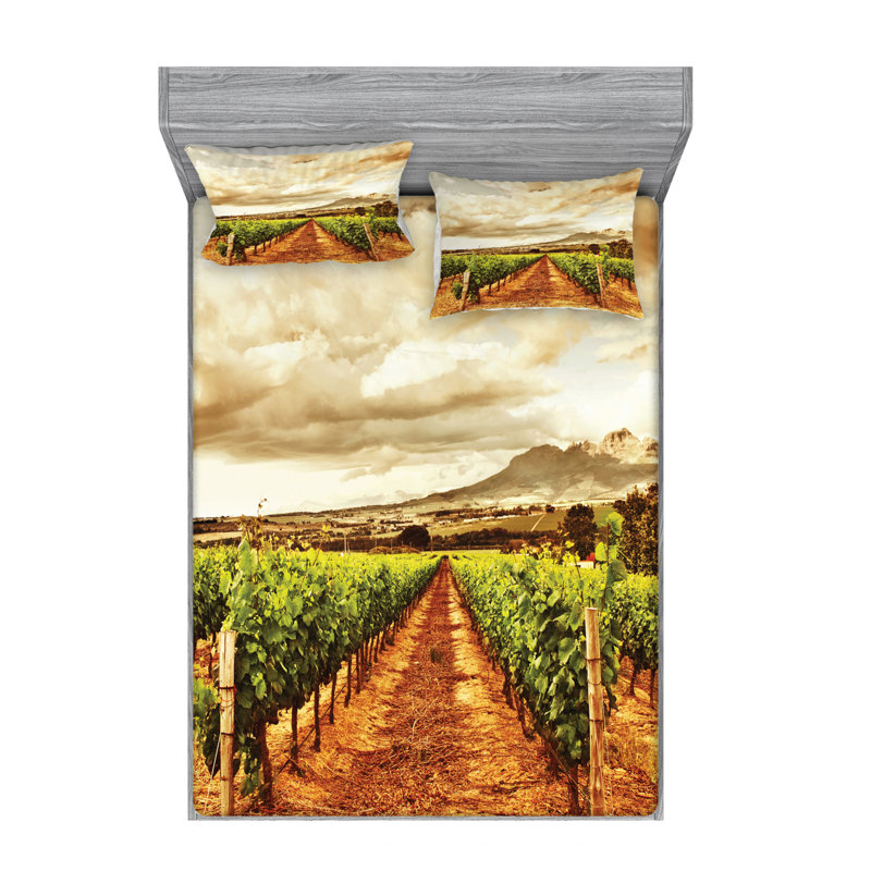 Microfiber Sheet Set, Full Sheet Set with Fitted Sheet