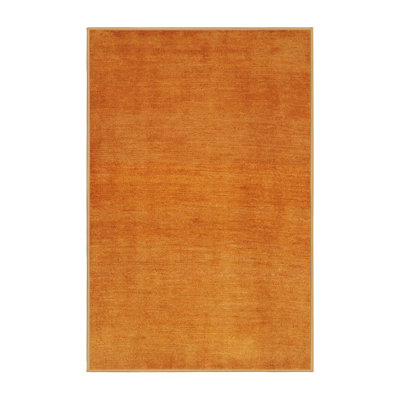 Tapis contemporain jaune