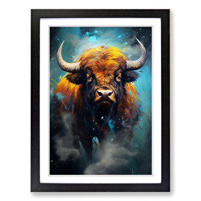 Buffalo Digital - Single Picture Frame Print on Wood