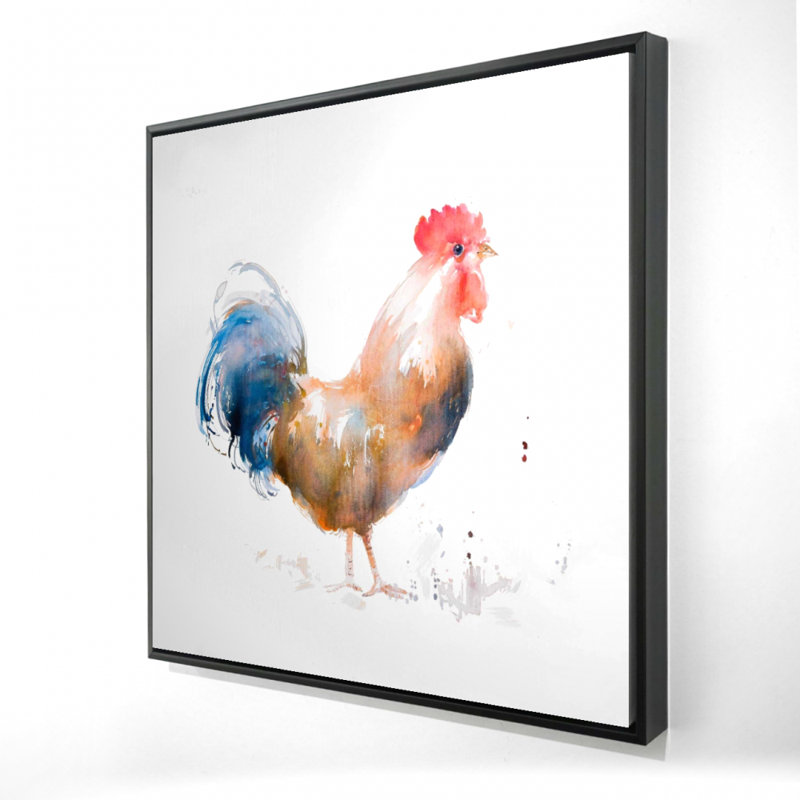 «Rooster Watercolor Style»
