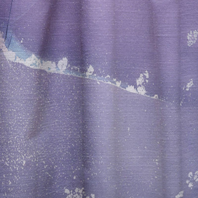 Fuchia liquide mauve et bleu Art VII - Rideau moderne - Velours obscurcissant - 1 panneau