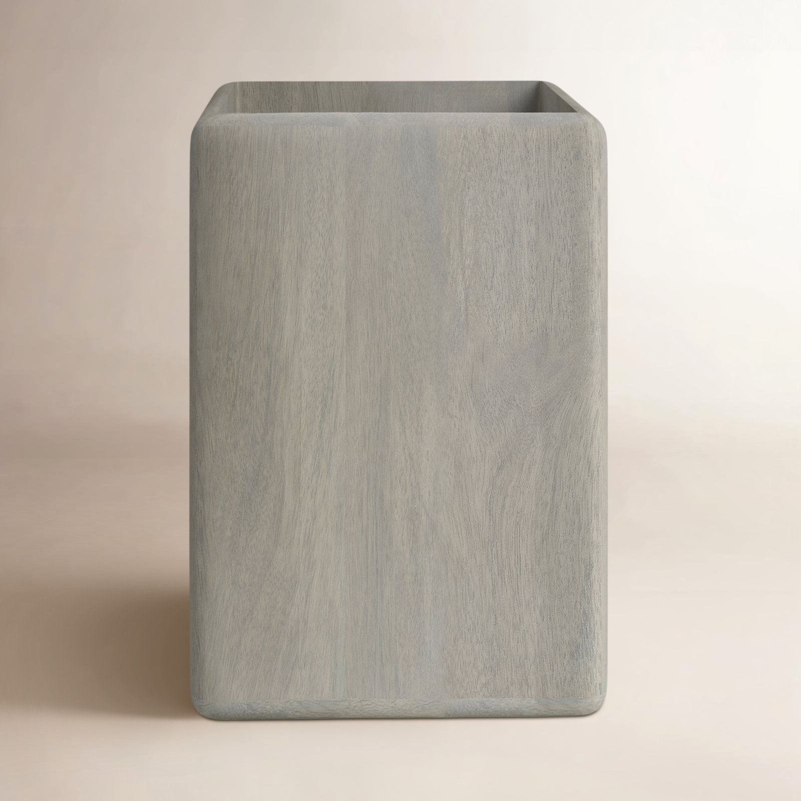 Alethea Wood Waste Basket