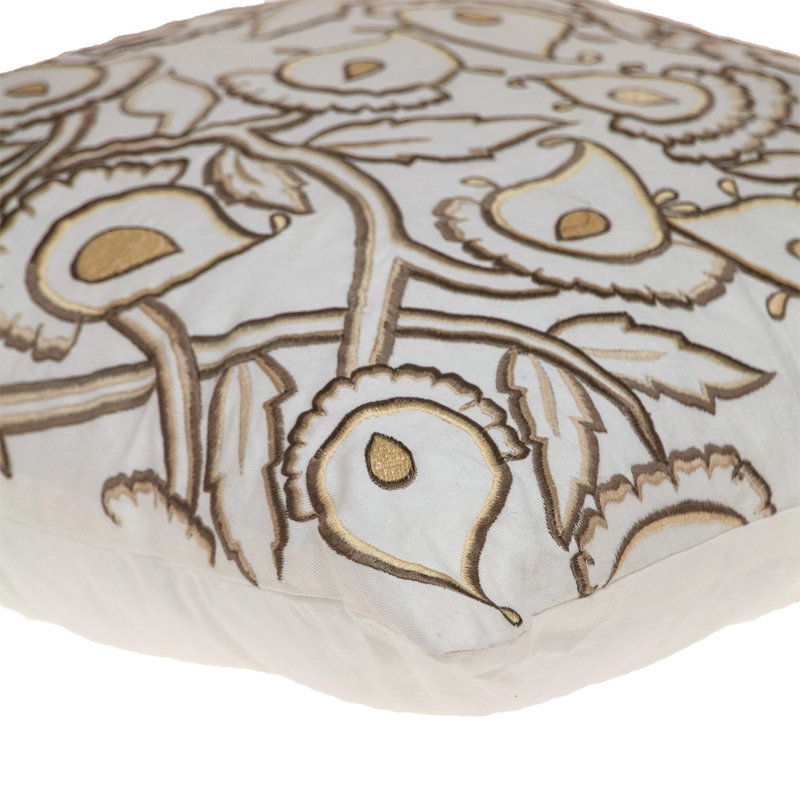 Parkland Collection Celeste White Throw Pillow