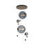 Abacus 4 - Light Cluster Globe LED Pendant-58704630-58704631