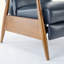 Fauteuil inclinable à accoudoirs en bois-424865038
