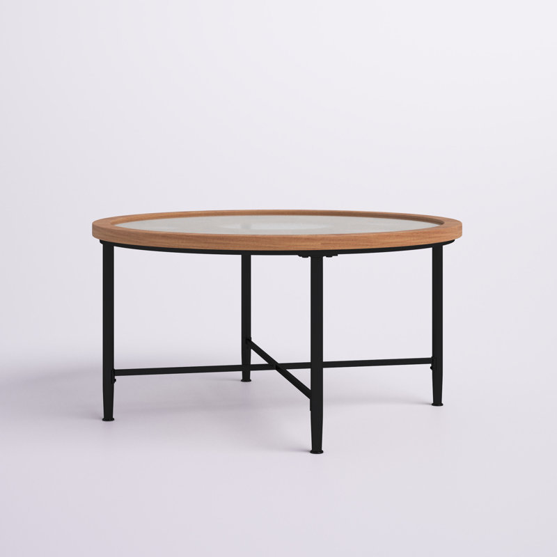 Antoneisha Glass Top Coffee Table