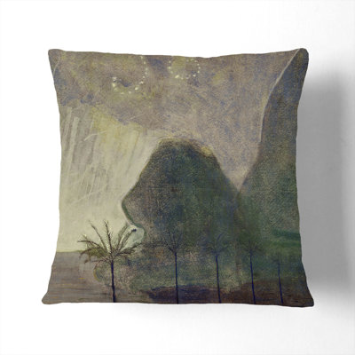 Sun Passing Leo Square Throw Cushion