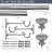 Fleurette Metal Adjustable Single Curtain Rod-884133952-884133954
