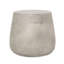 Table d'appoint grise - Béton léger, forme de tambour, sans assemblage, l 19,25 x P 19,25 P 16,58H, forme de béton chic, 19 x 19 x 16,58