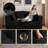 Boneless Modern Corduroy Loveseat Bean Bag Sofa-1100666254