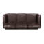 3 Canapé modulaire inclinable en similicuir, conception moderne, tête de clou, garniture cloutée élégante en bois de bouleau