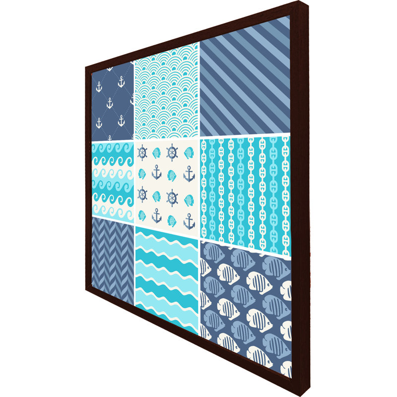 Single Picture Frame Print, 61cm H x 61cm W x 4cm D, Brown