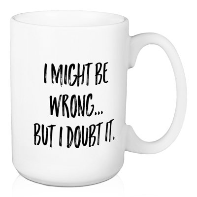 Je suis peut-être faux... tasse à café i douteux Cron