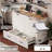 Farmhouse Queen Murphy Bed with Charging Station and Large Storage Drawer-1476549859