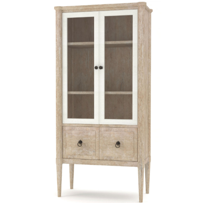 Transitional Design Bookcase In Sand, With Veneers And Storage Sand Coloured Stylish