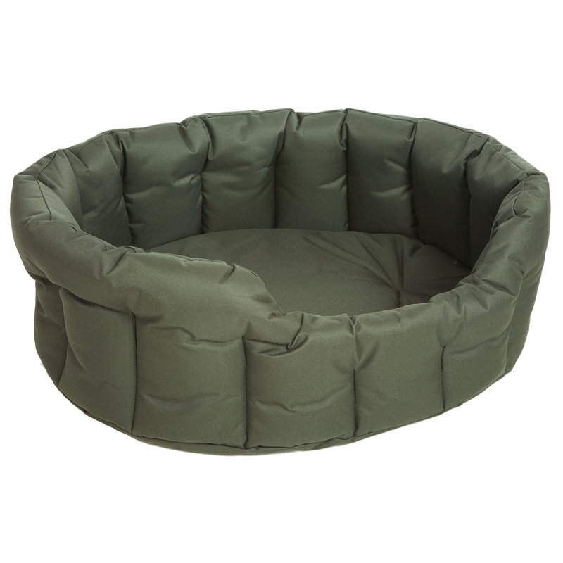 Ismael Pet Bed, Large (76cm W x 64cm D x 24cm H), Green