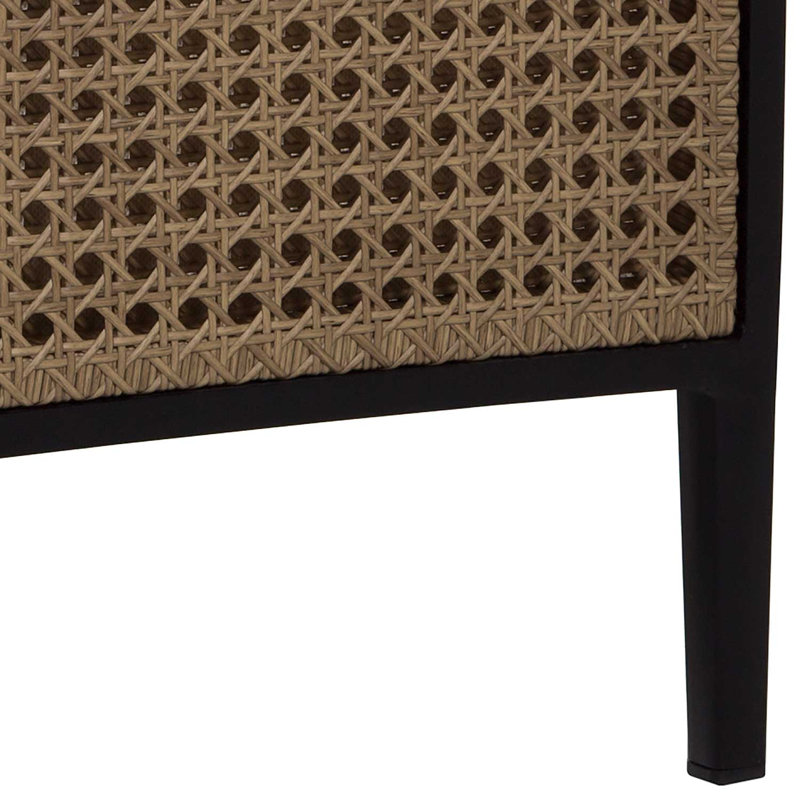 Havana Corner - Chalk/Natural Cane, Chalk/Natural Resin, Welt, Linen Navy