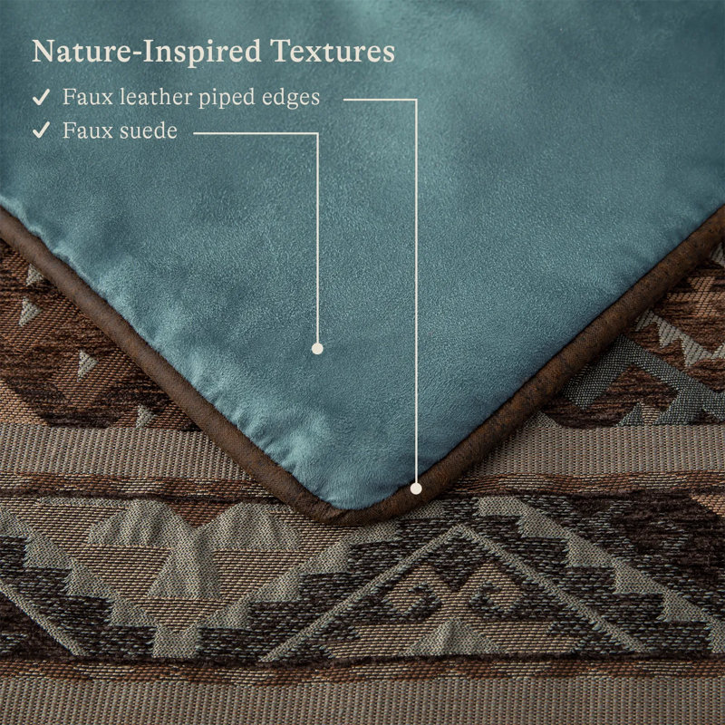 Ensemble de housse de couette Rio Grande Brown, Double