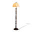 Tissus beige-blanc + brun-noisette + lampes sur pied en bois massif-132942876