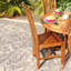 Chaise de patio en teck Cleef
