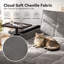 Canapé-lit convertible 3 en 1 de 165 cm avec lit gigogne, revêtement en chenille et table d'appoint pivotante à 360°, canapé pliant moderne pour salon-1390892698