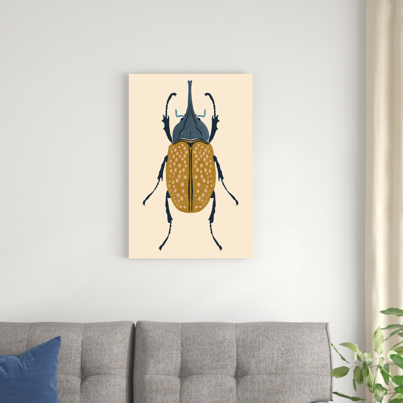 «Beetle Bug II» par Victoria Barnes, impression sur toile tendue, H 30 po x l 20 po