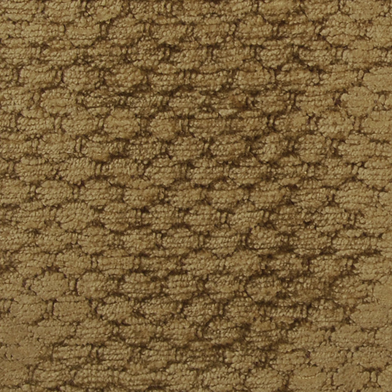 Tissu clouté en chenille pelucheux, Or antique