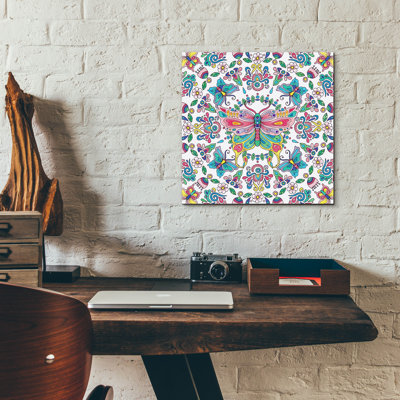 Art mural en verre Winged Things 1 par Hello Angel