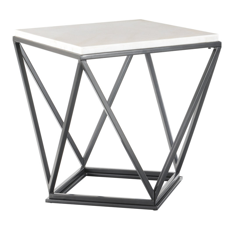 Brayden Studio® Ellarene End Table W/ Metal Leg