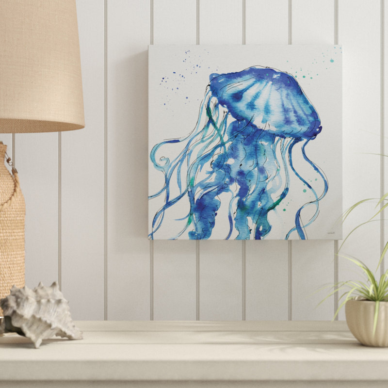 «Deep Sea X» par Anne Tavoletti - reproduction d'art sur toile, H 35 po x l 35 po x P 2 po