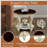 Living Room Coffee Table Set, Coffee Table & Two End Side Table 3-Piece Set for Office-1203219689