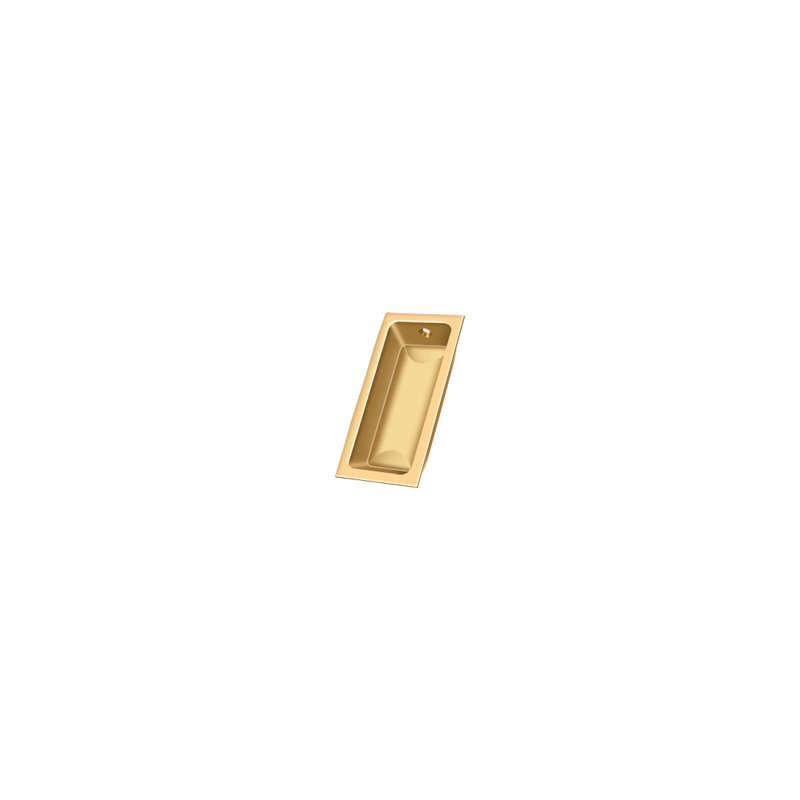 Flush Cup / Bin Pull, PVD Polished Brass